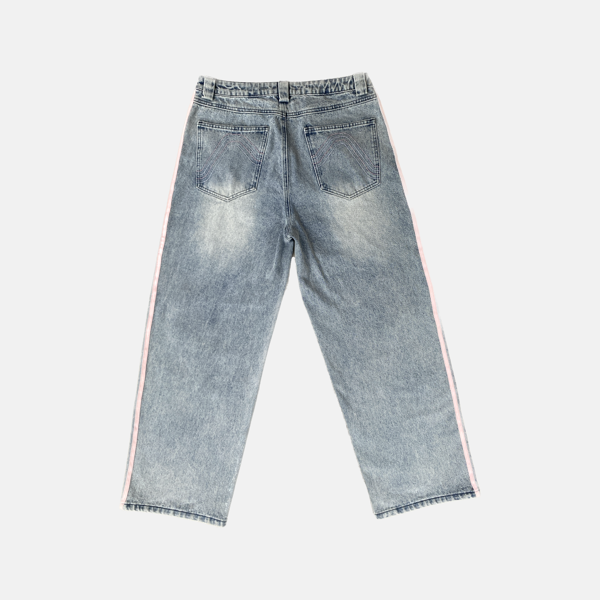 Pink Stripes Denim